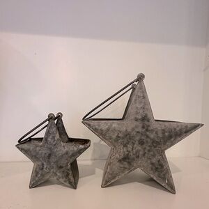 Antique Metal Star Decor
